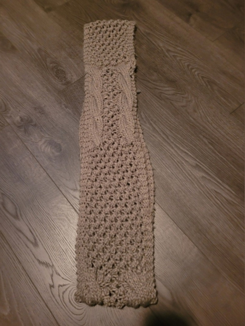 🍁 Infinity Cable Scarf
